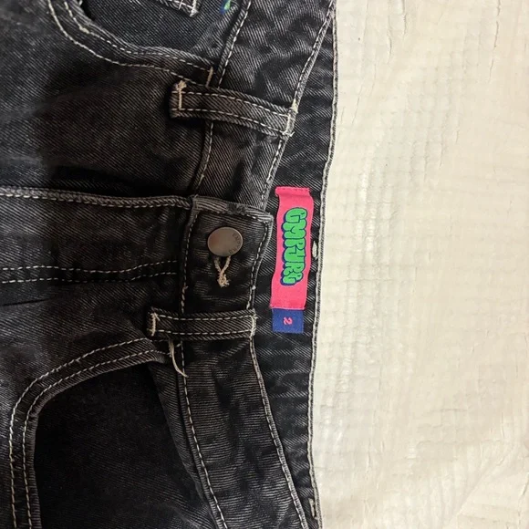 Empyre Women's Black Straight Leg Jeans - Picture 2 of 6